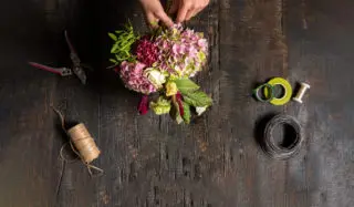 bouquet de fleurs personnalisé