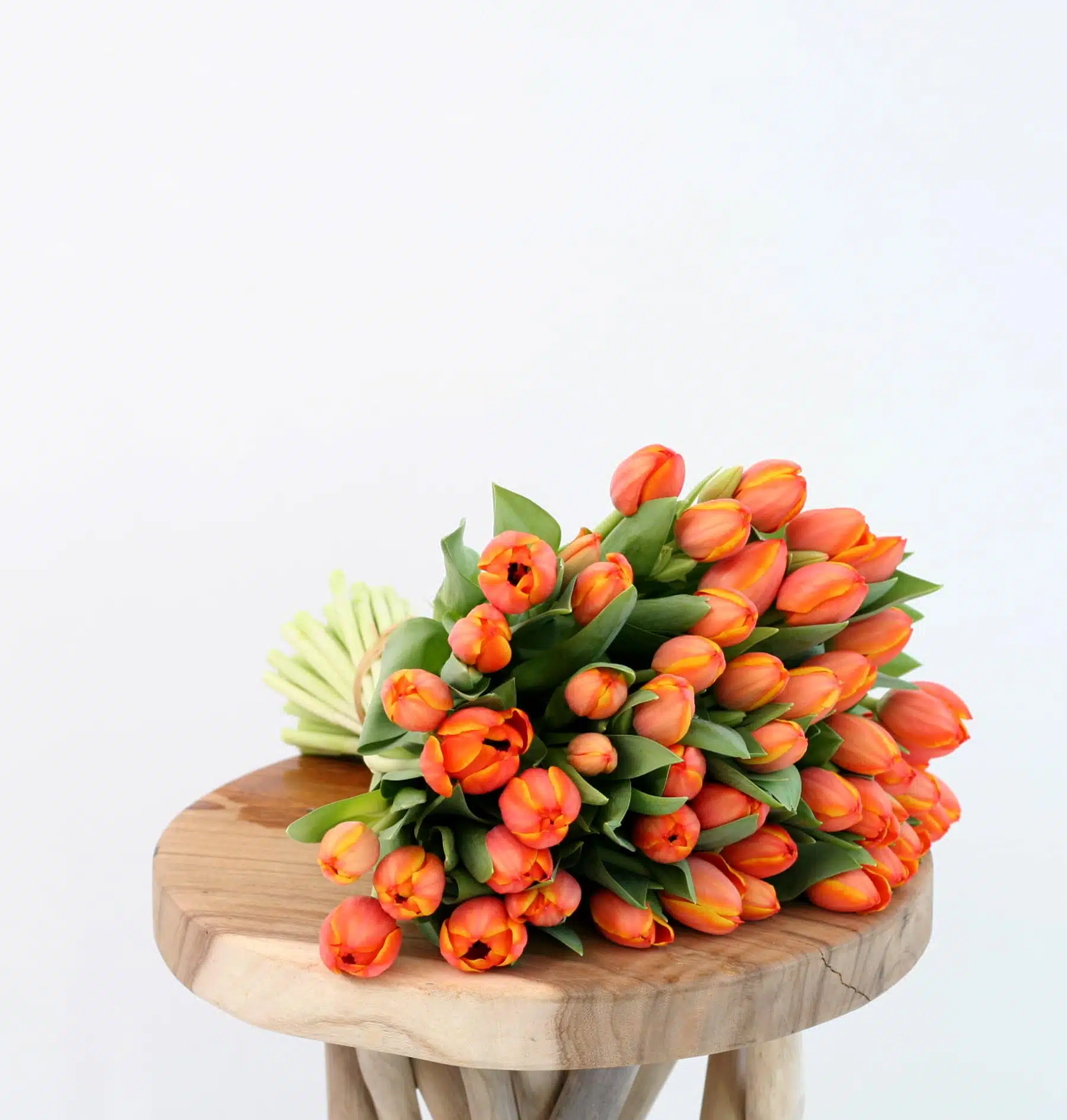 bouquet de tulipes orange